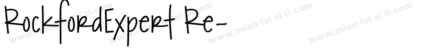 RockfordExpert Re字体转换